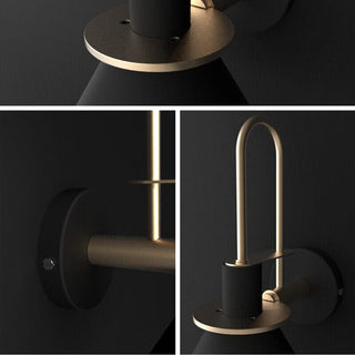 Industrial Iron Wall Lamps Modern  Art Deco Inspired Illumination