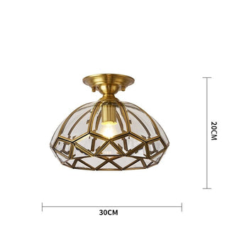American Vintage Ceiling Lights Modern  Handcrafted Artisan Ceiling Light