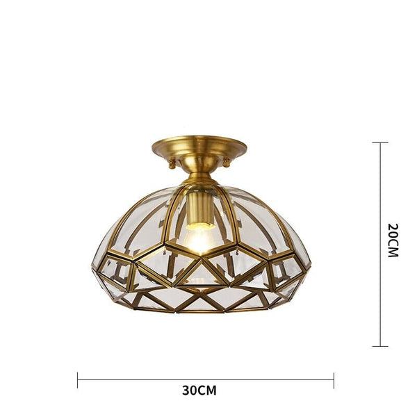 American Vintage Ceiling Lights Modern  Handcrafted Artisan Ceiling Light - Zynella