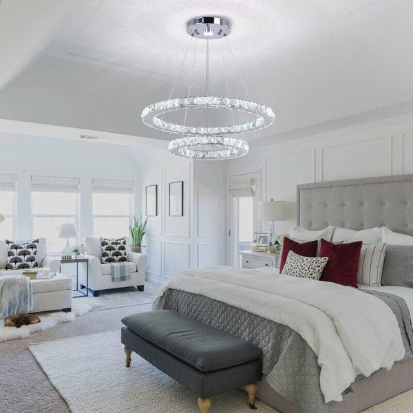 Daniel Ring Chandelier Modern  Timeless Lantern Style Wall Lamp - Zynella
