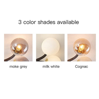 Tree Branch Ceiling Lamp Modern  Chic Glass Globe Pendant