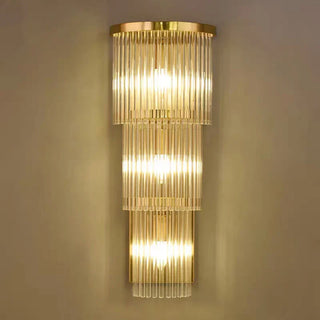 Regal Cascade Crystal Wall Lamps Classic Modern  Ultra Slim LED Panel Lighting