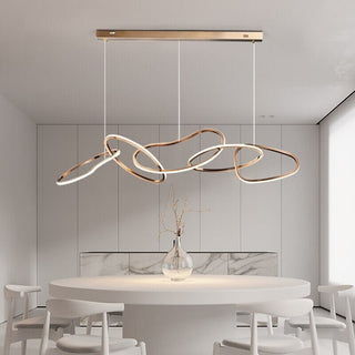 Zynella Ring Chandelier Luxurious Modern  Elegant Teardrop LED Pendant