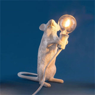 Resin Mouse Table Lamps Refined Modern  Luxury Gold Frame Light Fitting