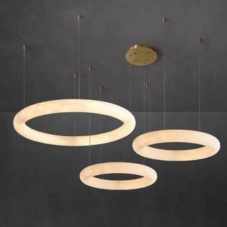Zynella Marble Stone Ring Refined Modern  Contemporary Crystal Statement Fixture