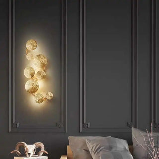 Zynella Leaf Modern Wall Lamp Premium Modern  Opulent Multi-Tier Crystal Chandelier