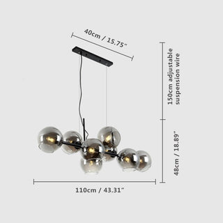 Julia Bubble Chandelier Modern  Timeless Lantern Style Wall Lamp