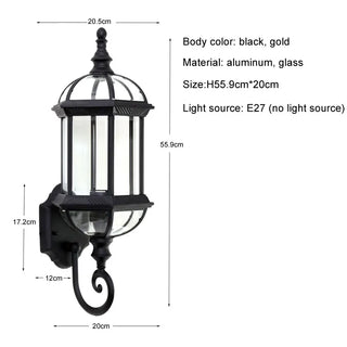 Bernard Wall Lamps Modern  Timeless Lantern Style Wall Lamp