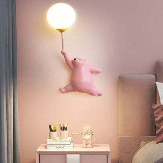 Polar Bear Wall Lamp Premium Modern  Sculptural Spiral LED Fixture