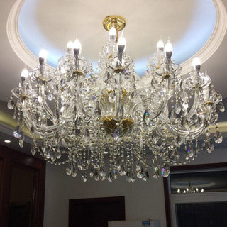 Waldo Candlestick Chandelier Modern  Chic Glass Globe Pendant