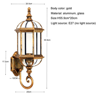 Bernard Wall Lamps Modern  Timeless Lantern Style Wall Lamp