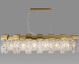 Denise Chandelier Modern  Luxury Gold Frame Light Fitting