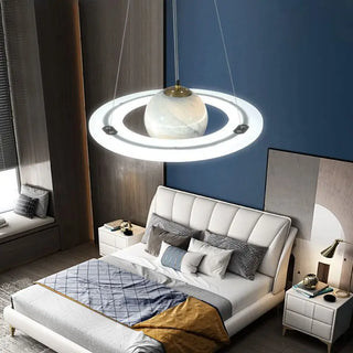 Planet Pendant Lamp Artistic Modern  Classic Drum Shade Ceiling Light