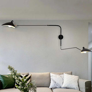 Dual Arc Modern Wall Lamp Modern  Minimalist Round Flush Mount