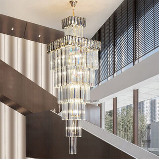 Elsa Chandelier Modern  Scandinavian Wooden Accent Light