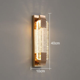 Ella Bubble Wall Lamp Modern  Luxury Gold Frame Light Fitting