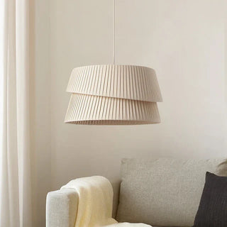 Japandi Fabric Chandelier Modern  Timeless Lantern Style Wall Lamp