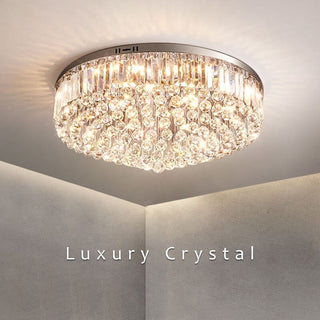 Eva Ceiling Light Modern  Opulent Multi-Tier Crystal Chandelier