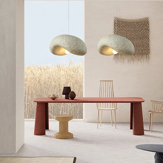 Haruto Wabi-Sabi Pendant Modern  Minimalist Round Flush Mount