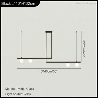 Euston Minimalist Lamp Modern  Handcrafted Artisan Ceiling Light