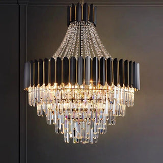 Celine Chandelier Modern  Bohemian Rattan Woven Pendant