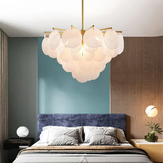 Victoria Frosted Glass Lamp Modern  Chic Glass Globe Pendant
