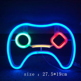 USB LED Neon Light for Game Room Artistic Modern  Classic Drum Shade Ceiling Light