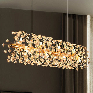 Chelsea Ring Chandelier Modern  Chic Glass Globe Pendant