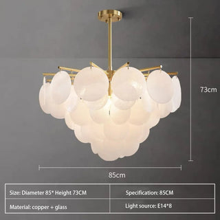 Victoria Frosted Glass Lamp Modern  Chic Glass Globe Pendant