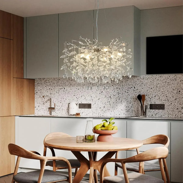 Zynella Chrome Branch Chandelier