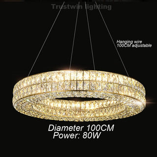 Zynella Golden Ring Collection Modern  Bohemian Rattan Woven Pendant