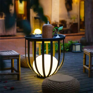 Zynella Flower Pot Table Lamp Modern  Luxury Marble Base Table Lamp