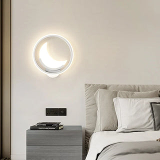 Minimalist Cloud Moon LED Wall Lamp Modern  Elegant Teardrop LED Pendant