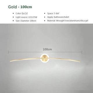LED Bathroom Mirror Wall Lamp Modern  Chic Glass Globe Pendant