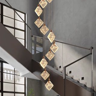 Evelina Chandelier Modern  Luxury Gold Frame Light Fitting