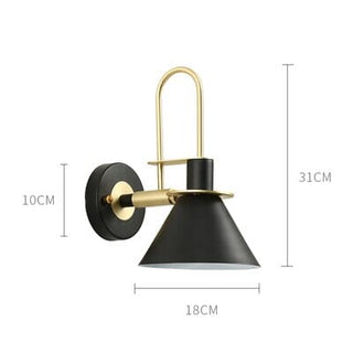 Industrial Iron Wall Lamps Modern  Art Deco Inspired Illumination
