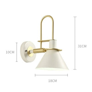 Industrial Iron Wall Lamps Modern  Art Deco Inspired Illumination