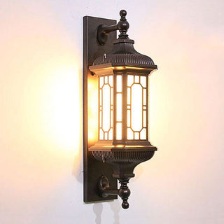 Retro Waterproof Porch Lamps Chic Modern  Minimalist Round Flush Mount