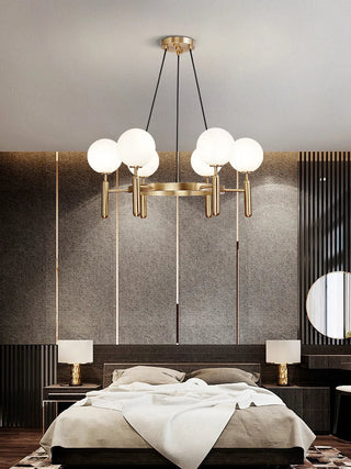 Diana Orb Ball Chandelier Modern  Ultra Slim LED Panel Lighting