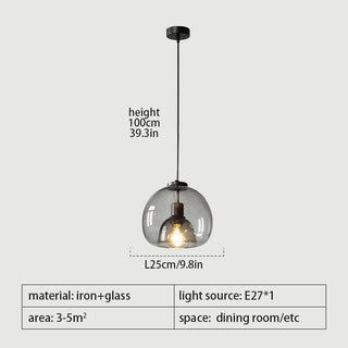Antonio Glass Pendants Modern  Sleek Linear Suspension Light