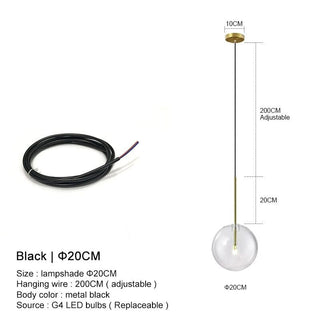 The Glass Ball Modern  Luxury Marble Base Table Lamp