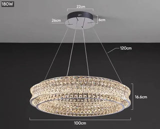 Ophelia Collection Decorative Modern  Sleek Linear Suspension Light