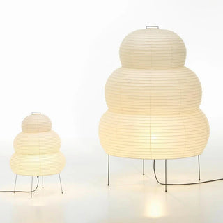 Japanese Wabi-sabi Tripod Floor Lamp Modern  Luxury Marble Base Table Lamp