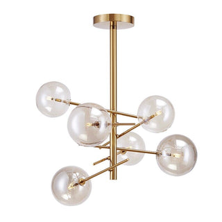 Lara Bubble Chandelier Modern  Sleek Linear Suspension Light