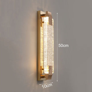 Ella Bubble Wall Lamp Modern  Luxury Gold Frame Light Fitting