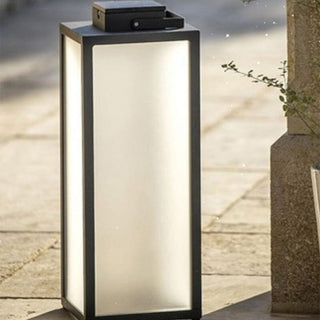 Levi Solar Lawn Lights Modern  Minimalist Round Flush Mount