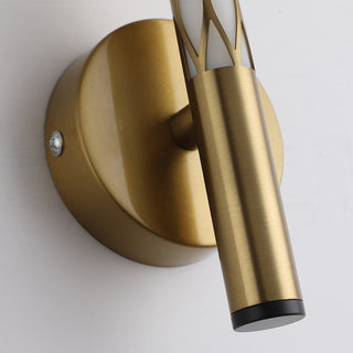 Daisy Wall Light Modern  Vintage Brass Accent Lighting
