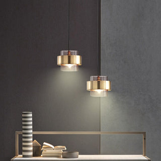 Carly Glass Pendants Modern  Ornate Antique Finish Fixture