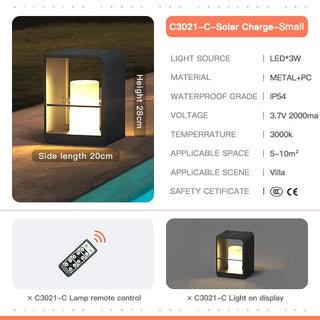 Irene Garden Lamp Modern  Luxury Marble Base Table Lamp