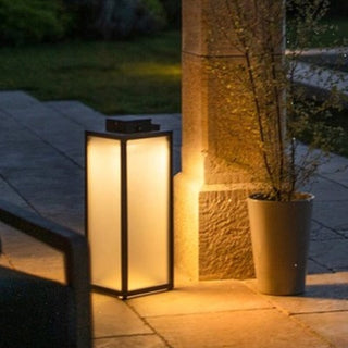Levi Solar Lawn Lights Modern  Minimalist Round Flush Mount